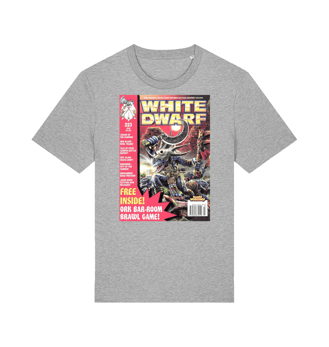 Heather Grey Printed T-shirt Front